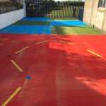 Synthetic Sport Surface Installation in Newtown 9