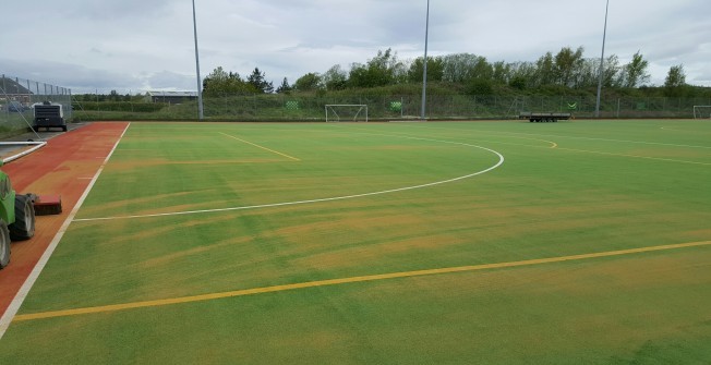Sand Filled Hockey Surfacing in Milton
