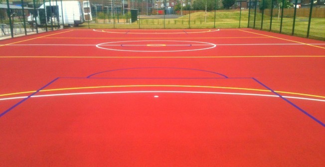 Polymeric Sports Court Specification in Middleton